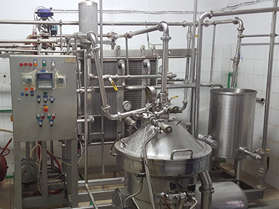 Closed-type milk pasteurization, Capacity 3000 - 5000lt / hour